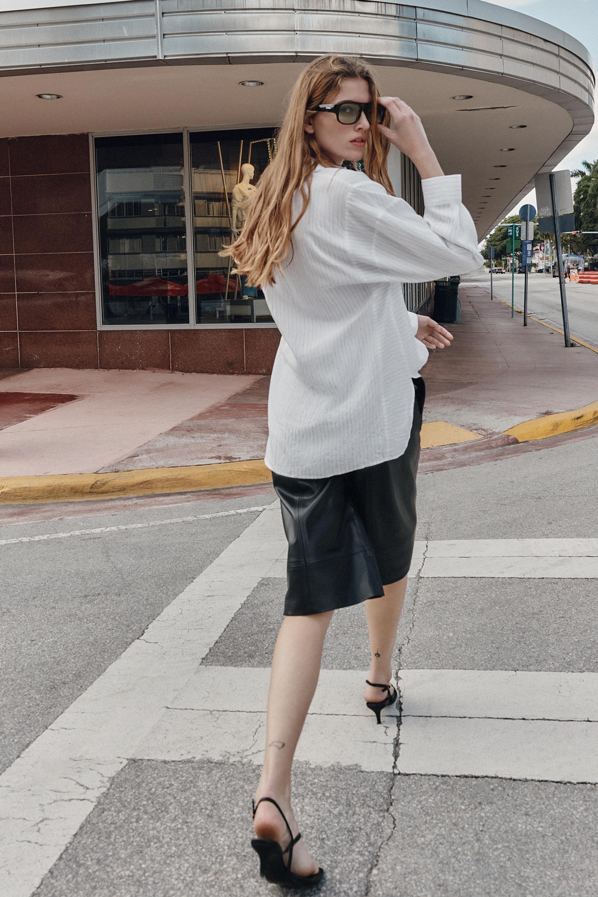 CHEMISE OVERSIZE À RAYURES